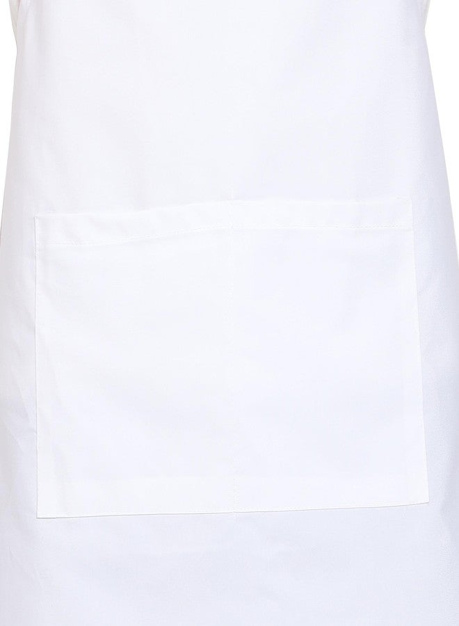 uniformer Apron for Men and Women | Durable & Stylish for Kitchen, Restaurant, Cafes | Ideal for Chefs, Bakers & Home Cooks | Easy to Clean | Unisex Design (White_Pack of 1) - Image 5